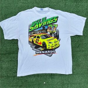 Gildan White Race to Savings Graphic Tee